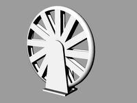 Leonardo wheel | 3D