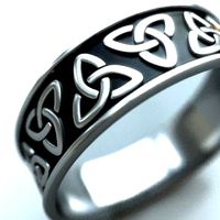 Celtic Ring Triquetra | 3D