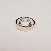 Cat ring red gold | 3D