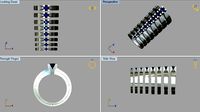 engegament rings 8pieces | 3D