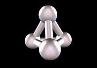 006 Mathart - Platonic Solids - Tetrahedron 03 - 10 cm | 3D