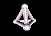 005 Mathart - Platonic Solids - Tetrahedron 02 - 10 cm | 3D