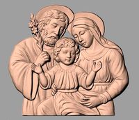 Christianity Catholicism Jesus Christ Virgin Mary family J20 | 3D