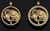 zodiac Aries | 3D