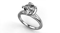 Daimond Engagement Ring | 3D