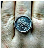 Templar seal mens ring  | 3D