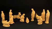 Nativity Crib figures - Low Poly | 3D