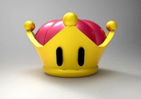 Bowsette crown | 3D