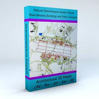 Sheremetyevo SVO Moscow Airport Roads Buildings and Public Trans