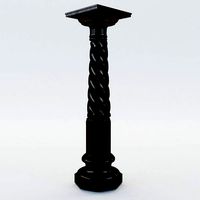 Serpentine column - Italy - 19th century