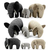 Knitted Elephants Toys