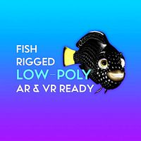 3D Cartoon Fish - Tamarin Wrasse