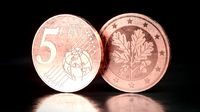 Realistic 5 Cent - Euro - Low poly 3D model