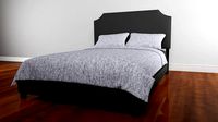 Stone Queen Upholstered Bed