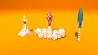 Low Poly Rockets
