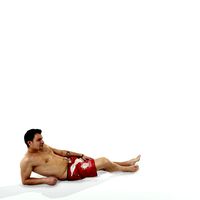 Ready-Posed 3D Humans with Swimwear MeMsS015HD2