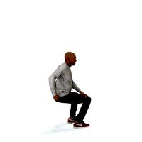 Ready-Posed 3D Casual Humans MeMsS043HD2