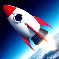Cartoon Rocket Ship V2