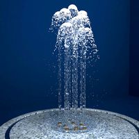 Plume Bouquet Fountain