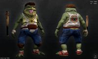 Toad low poly character model