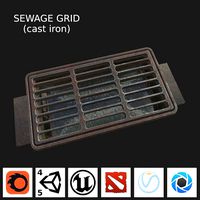 Sewage grate LOW PBR