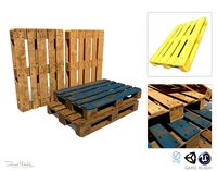 Euro Palette 4 types Low Poly PBR