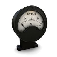 Vintage DC ammeter 04