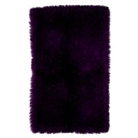 Mongolian fur rug phiolet