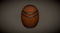 Low Poly Barrel