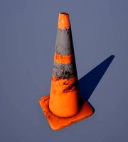 Traffic Cone - Worn 28 Inch
