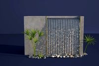 Concrete Overflow Fountain