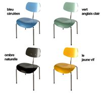 Wilde-Spieth chairs by Egon Eiermann Le Corbusier Colours