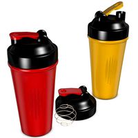 Red and Yellow Shaker Cup