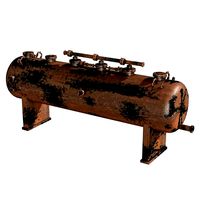 Metal Rusty Industrial Boiler