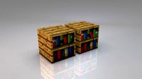 3D Minecraft Bookshelf