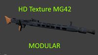 MG42 WW2 Machinegun - modular