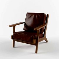 Raylan Leather Armchair by Pottery Barn