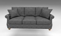 Highly detailed sofa 3D model with 4k textures