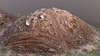 Pile of mud scanned