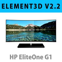 E3D - HP Elite One 1000 G1 AiO 34 inches model