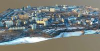 Houses Kant in winter
