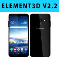 E3D - Samsung Galaxy A8 Plus 2018 Black