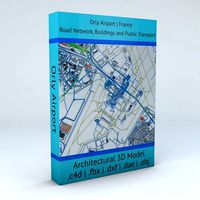 Paris Orly ORY Airport Roads Buildings and Public Transport