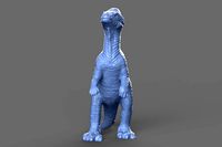 Pachycephalosaurus Dinosaur 3d scan toy