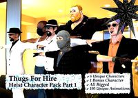 Thugs For Hire - Realistic Heist Character Pack