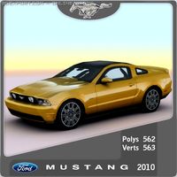 2010 Ford Mustang 3D Model