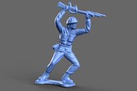 Green Army Man Bayonette 3D model