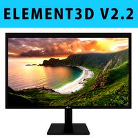 E3D - LG UltraFine 5K Display 3D model