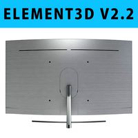 E3D - Samsung Q8C 75 Inch  Remote QLED 4K TV 3D