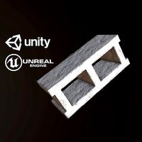 Cinderblock - PBR Game Ready
